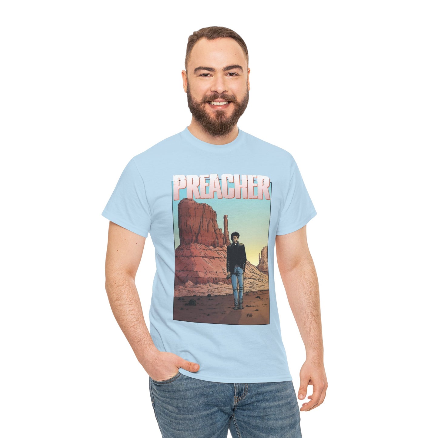 Preacher T-Shirt - Glenn Fabry Art - DC/Vertigo Comics