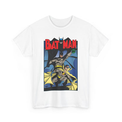 Batman & Robin T-Shirt - George Perez Art - Earth 2 - DC Comics - Golden Age JSA - Bruce Wayne & Dick Grayson