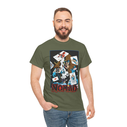 Nomad T-Shirt - S. Clarke Hawbaker, Mark McKenna Art - Jack Monroe - Playing Cards with Deadpool & Bushwacker - Marvel Comics