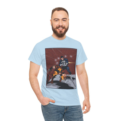 Wolverine & Punisher T-Shirt - John Buscema Art - Marvel Comics
