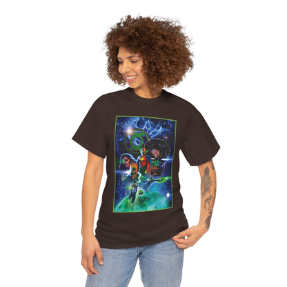 Green Lantern T-Shirt - Liam Sharp Art - Alan Scott, Hal Jordan, Kyle Rayner - DC Comics