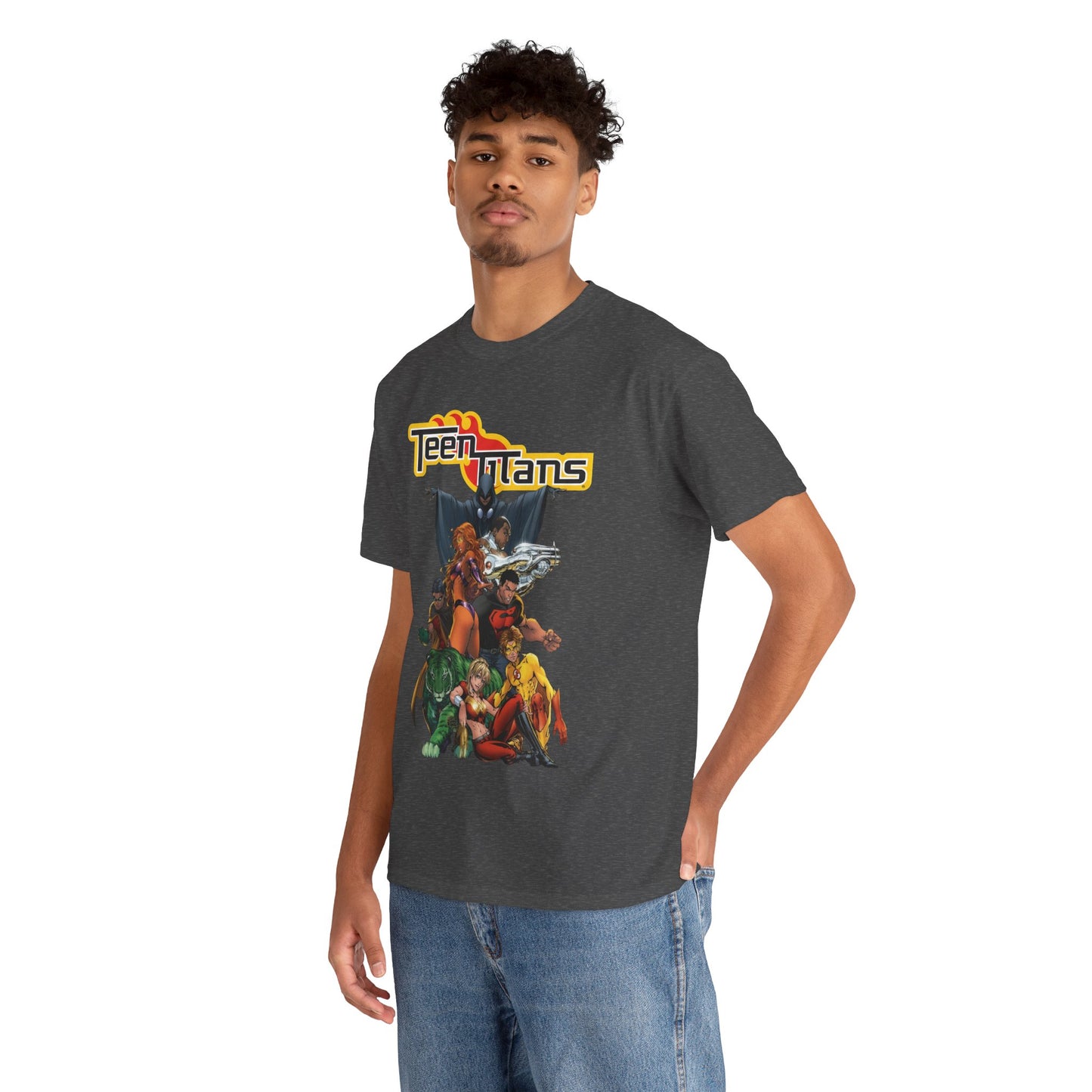 Teen Titans T-Shirt - Michael Turner Art - Cyborg, Raven, Wonder Girl, Superboy, Robin, Starfire - DC Comics