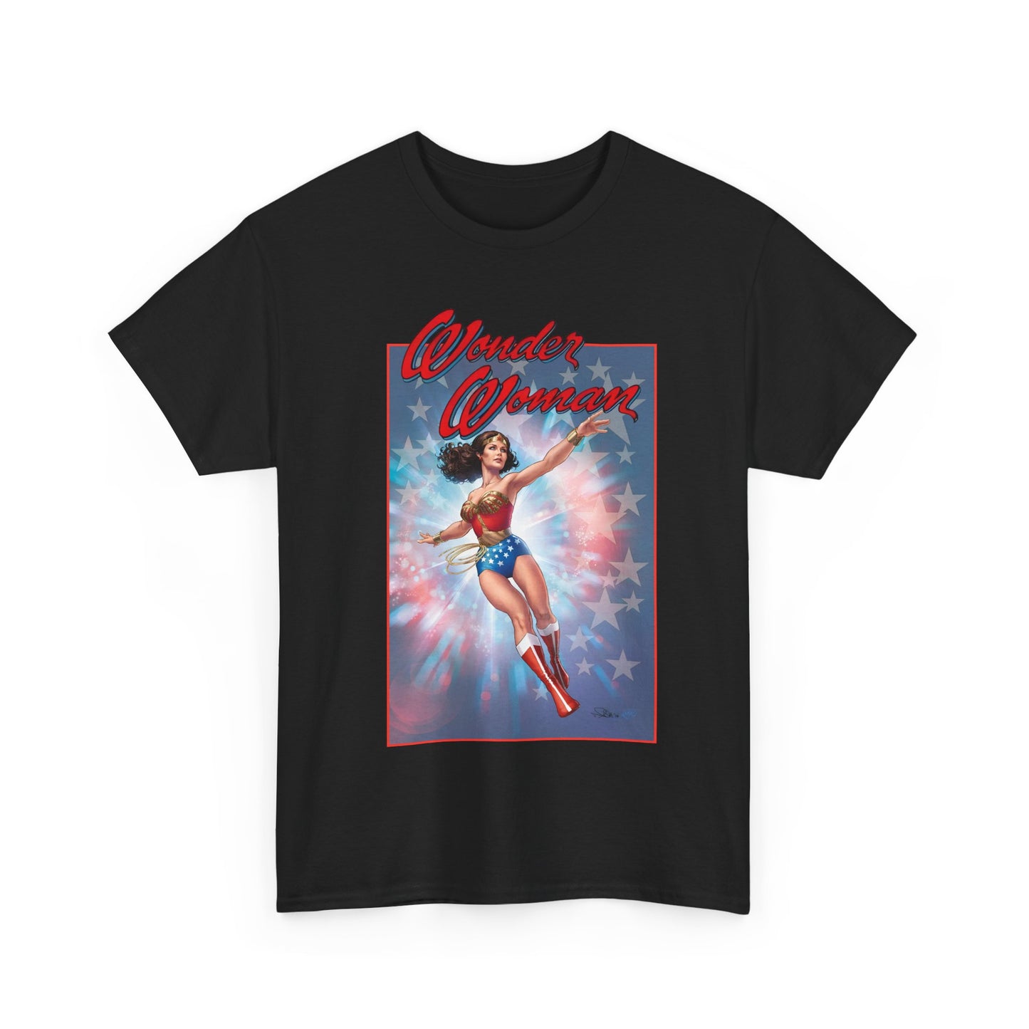 Wonder Woman '77 T-Shirt - Nicola Scott Art - Comic Book Based on the 1970s TV Series with Lynda Carter - DC Comics