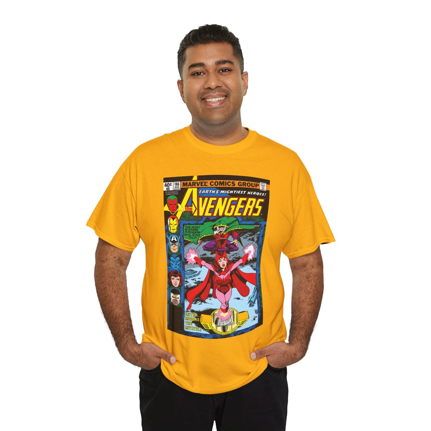 Avengers #186 T-Shirt - John Byrne Art - Scarlet Witch - Marvel Comics