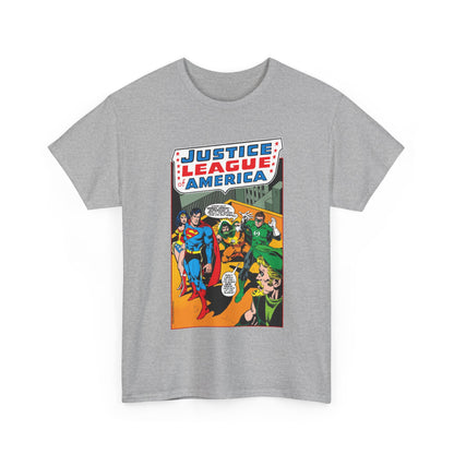 Justice League of America T-Shirt - Dick Dillin Art - Superman, Wonder Woman, Green Arrow, Green Lantern - DC Comics