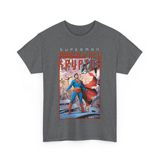 Superman World of New Krypton T-Shirt - Gary Frank Art - Popular DC Comics Storyline - Kal-El