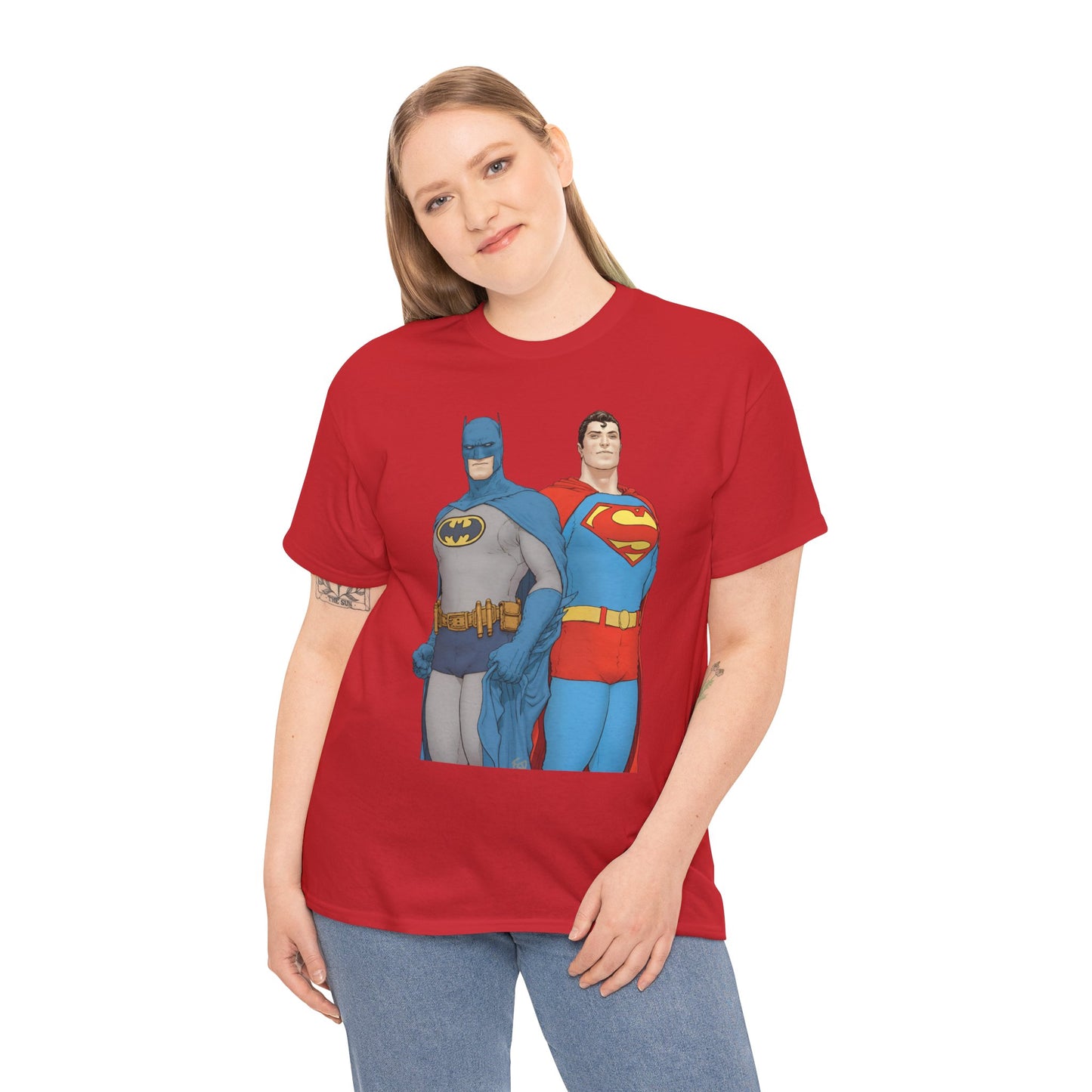 Batman & Superman T-Shirt - Frank Quitely Art - World's Finest Variant Cover Art - DC Comics