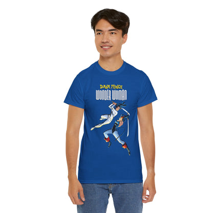 Diana Prince Wonder Woman  T-Shirt - From Diana's 1970s White Suit No-Powers Years - Bronze Age DC Comics