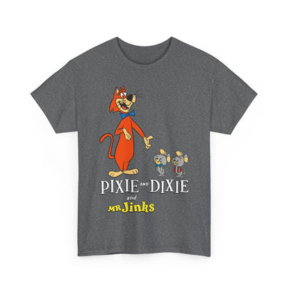 Pixie & Dixie & Mr Jinks T-Shirt - Classic Hanna-Barbera Saturday Morning Cartoon - I Hate Meeces to Pieces!