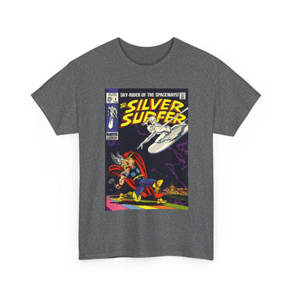 Silver Surfer #4 T-Shirt - Vs Thor - Marvel Comics