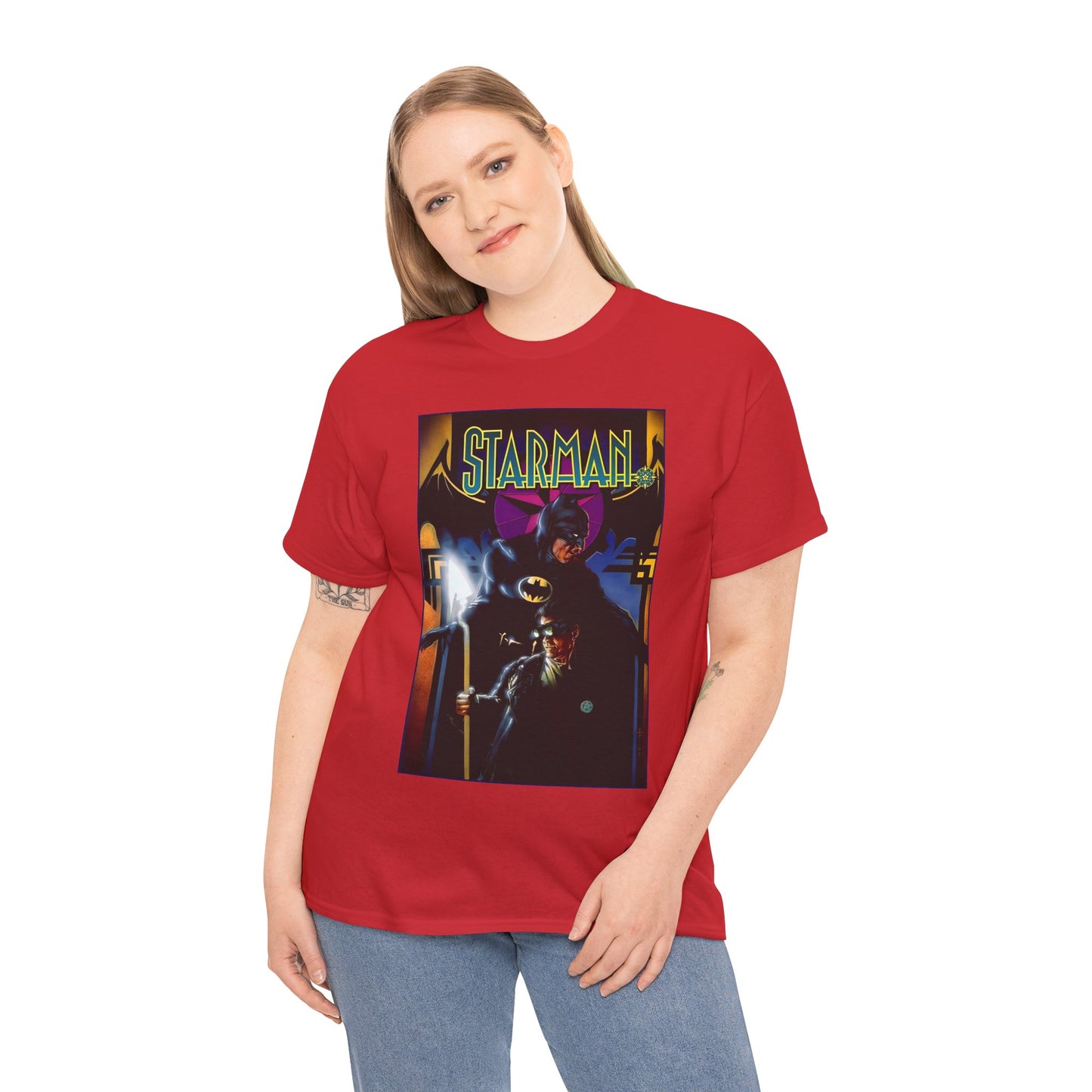 Starman & Batman T-Shirt - Tony Harris Art - Jack Knight - DC Comics
