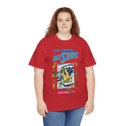Young All-Stars T-Shirt - Brian Murray Art - Tsunami, Johnny Thunder, Sandman, Green Lantern - DC Comics
