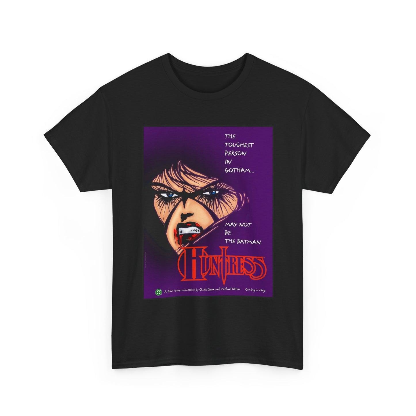 Huntress T-Shirt - 1994 Promotional Poster Art - DC Comics