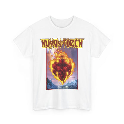 Human Torch T-Shirt - Howard Porter Art - Marvel Comics