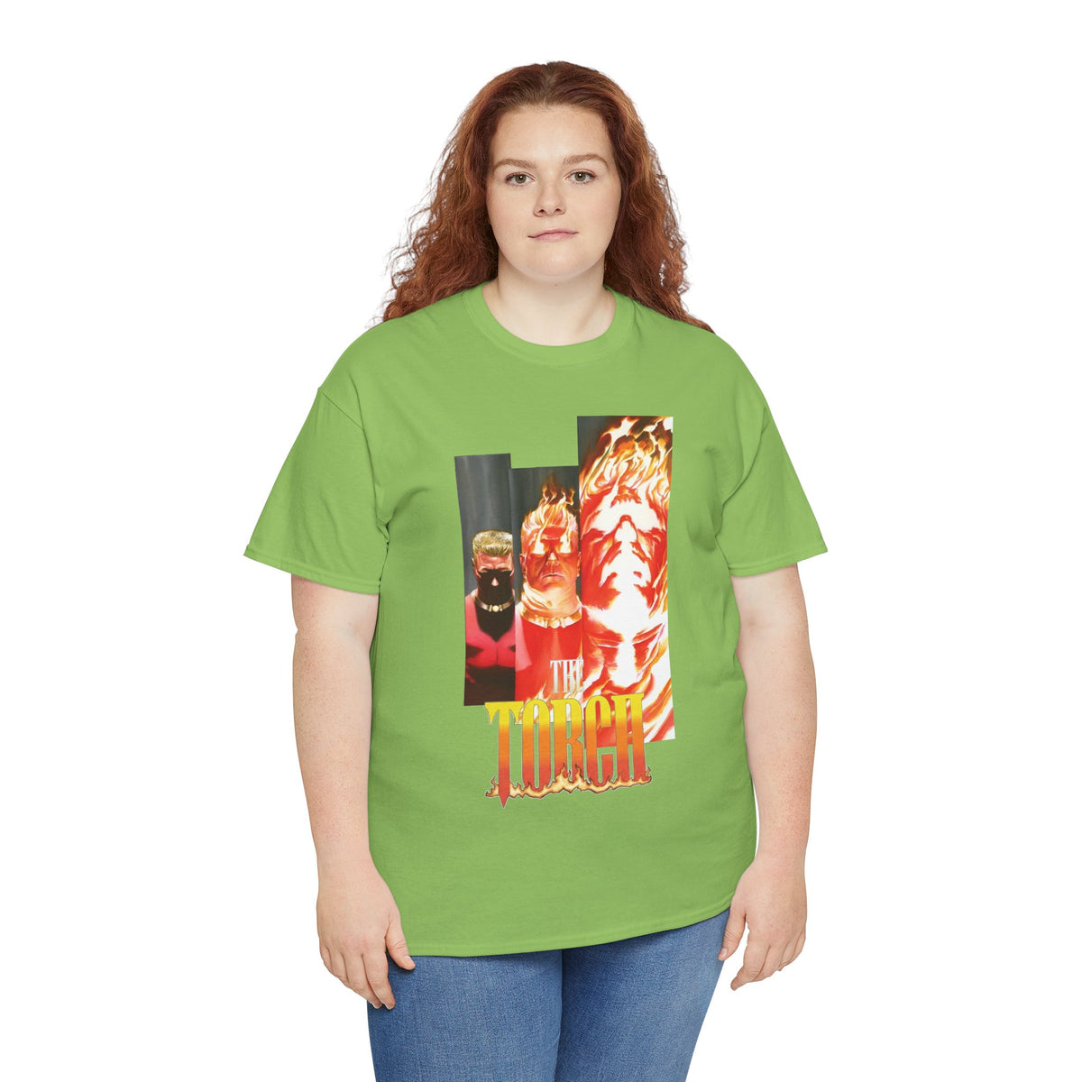 The Torch T-Shirt - Alex Ross Art - Jim Hammond - Golden Age Member of the Invaders - Marvel Comics