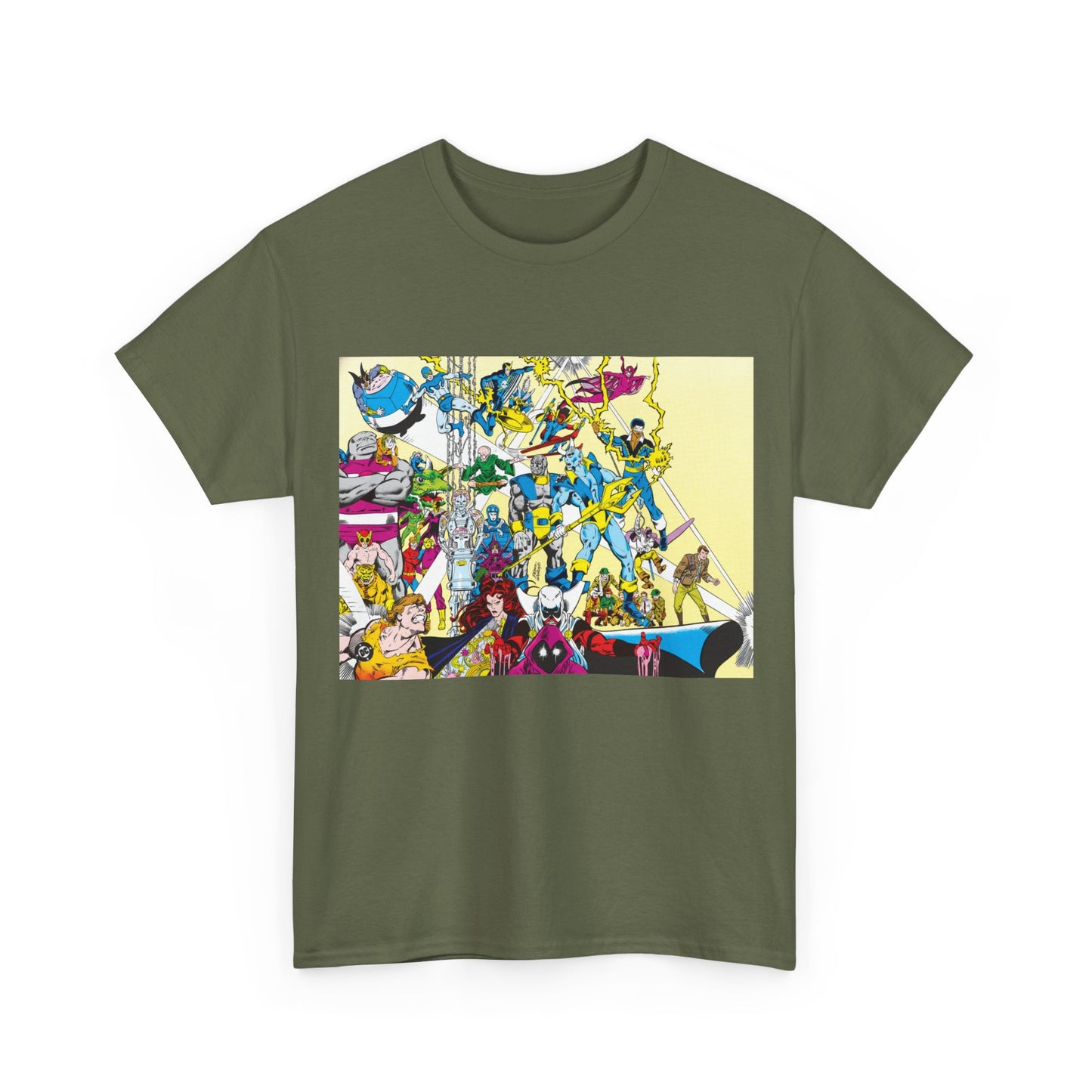 Who's Who in the DC Universe T-Shirt - George Perez Art - Black Lightning, Black Orchid - #3 Cover Art - DC Comics