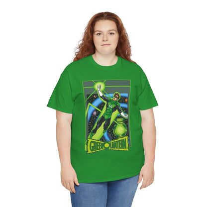 Green Lantern T-Shirt - George Perez JLA Postcard Art - DC Comics - Hal Jordan - Sector 2814 - Justice League Member