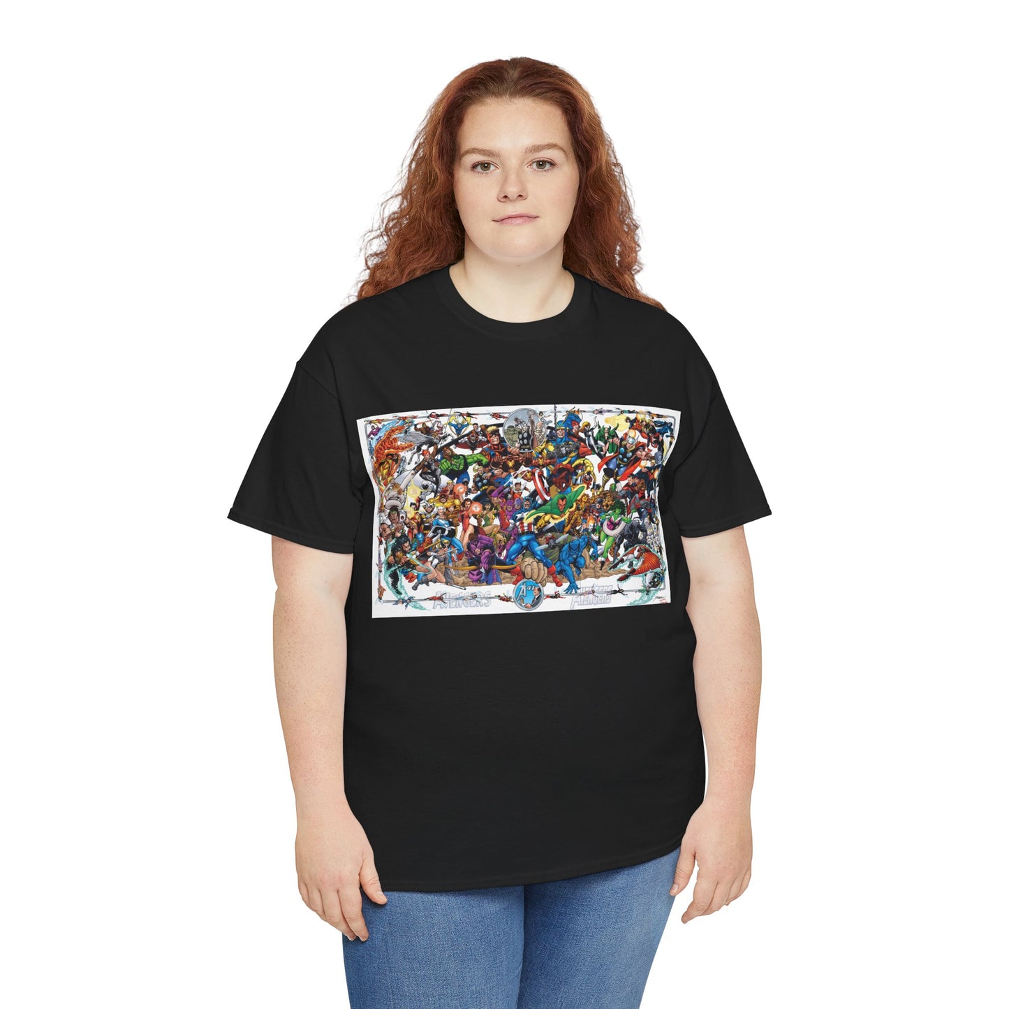Avengers T-Shirt - George Perez Art - Poster Art of Basically Every Avenger - Marvel Comics