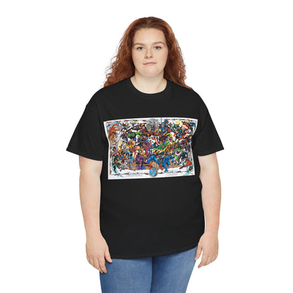 Avengers T-Shirt - George Perez Art - Poster Art of Basically Every Avenger - Marvel Comics