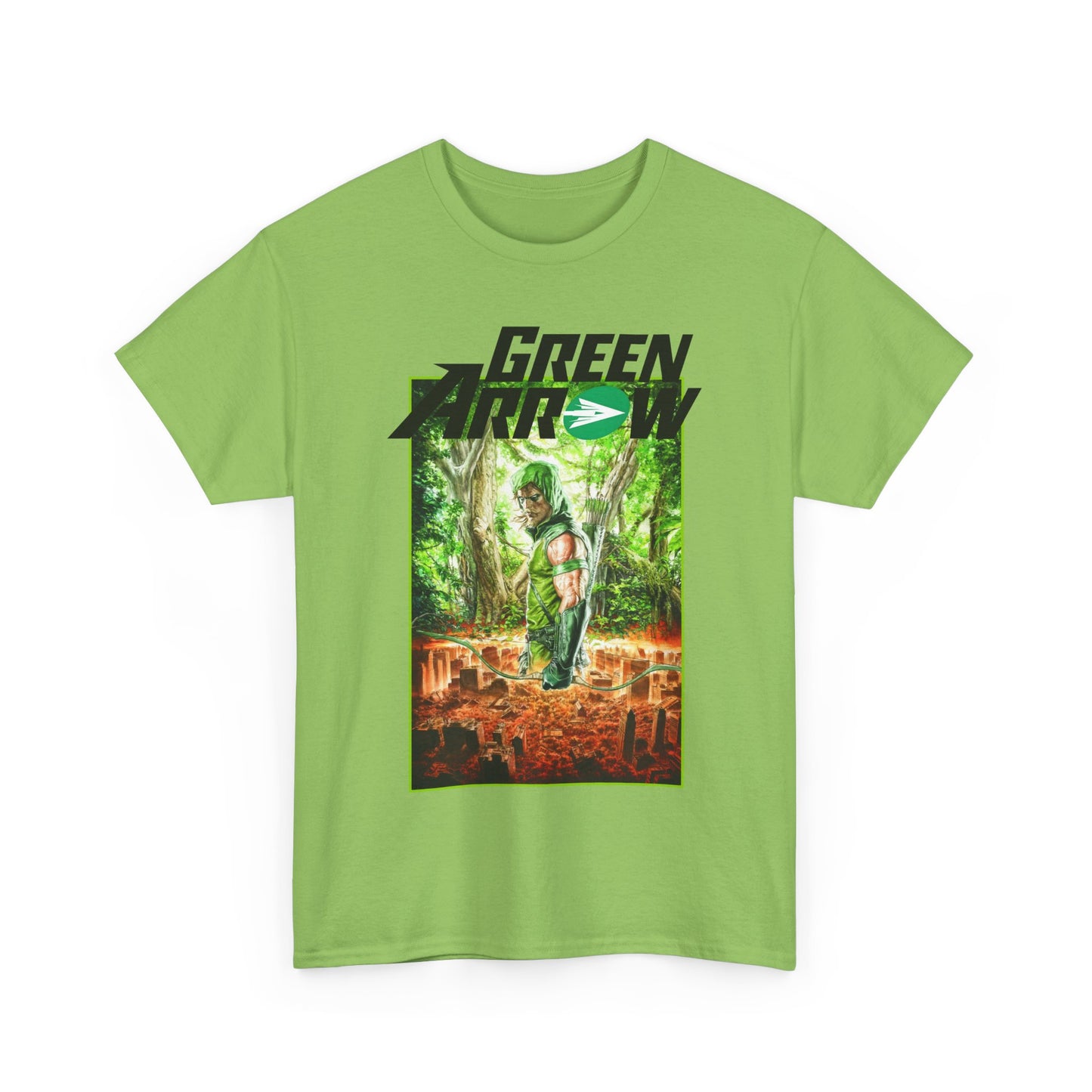 Green Arrow T-Shirt - Mauro Cascioli Art - Brightest Night Cover - Emerald Archer - DC Comics