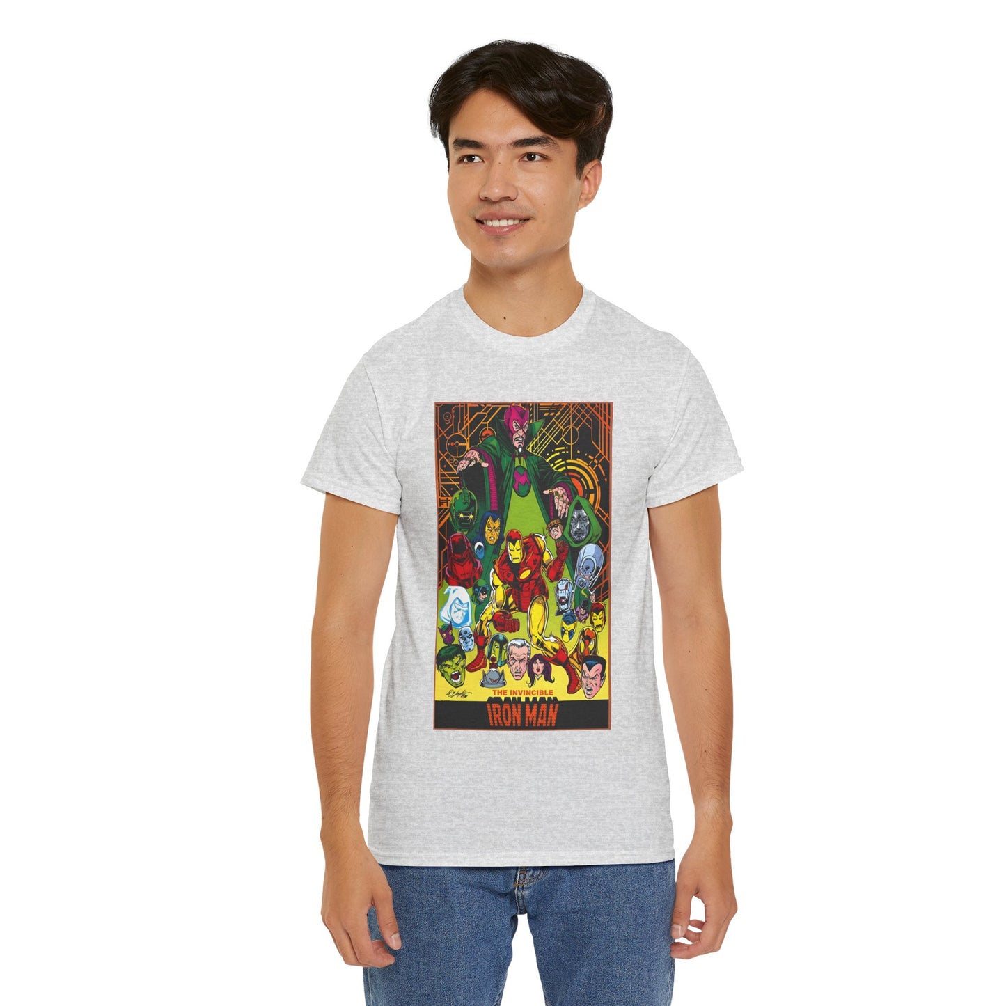 Iron Man T-Shirt - Bob Layton Art - Tony Stark - Ultron, Doctor Doom, The Mandarin, The Beetle - Marvel Comics