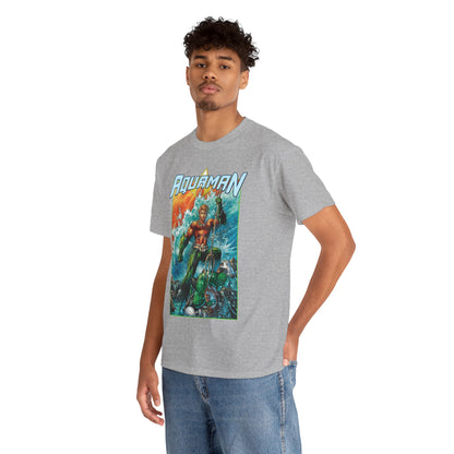 Aquaman T-Shirt - Jim Lee Art - DC New 52 - Arthur Curry, King of Atlantis - DC Comics