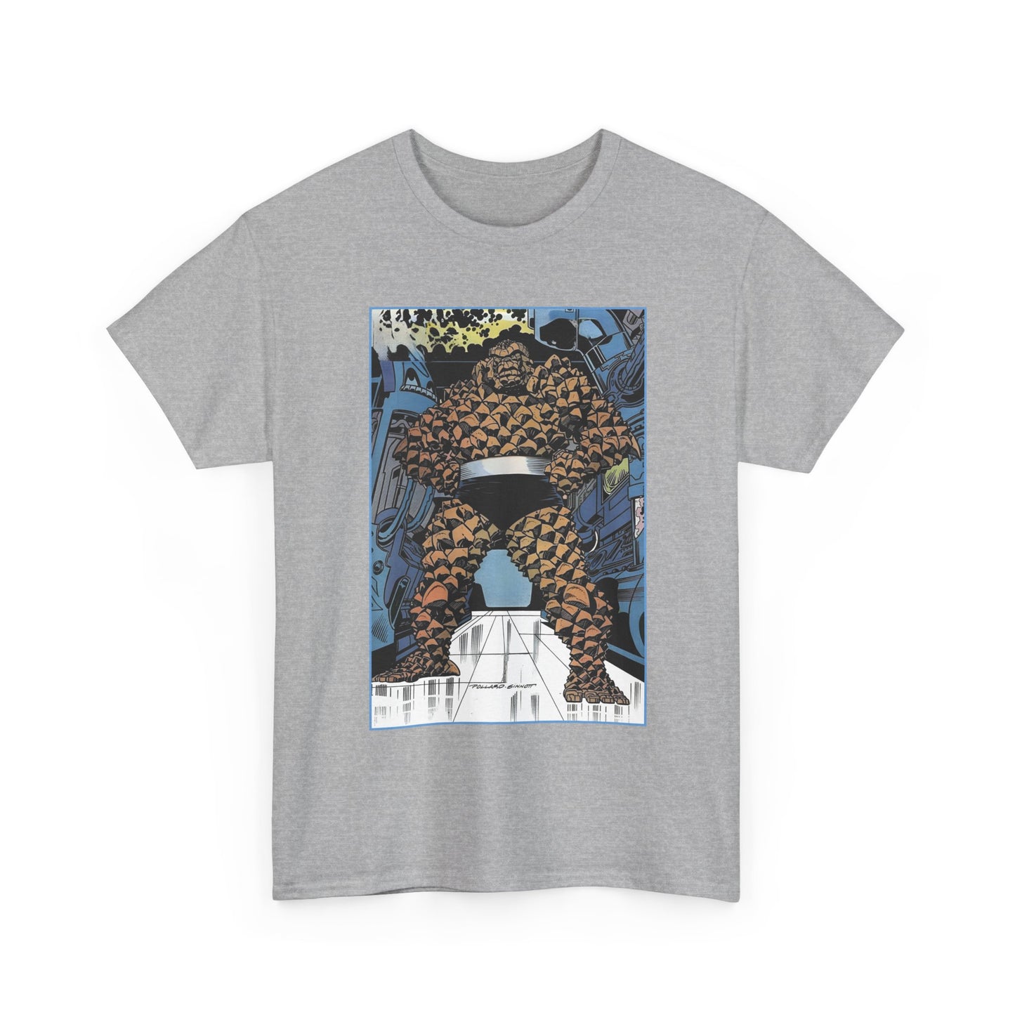 The Thing T-Shirt - Keith Pollard Art - Fantastic Four Pin-Up - Marvel Comics