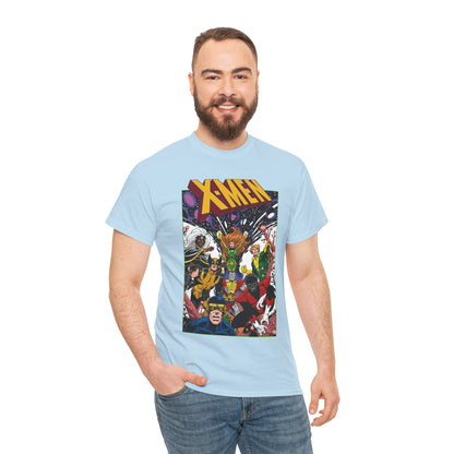 X-Men T-Shirt - Dave Cockrum Art - Phoenix, Cyclops, Storm, Wolverine, Banshee, Colossus, Nightcrawler - Marvel Comics