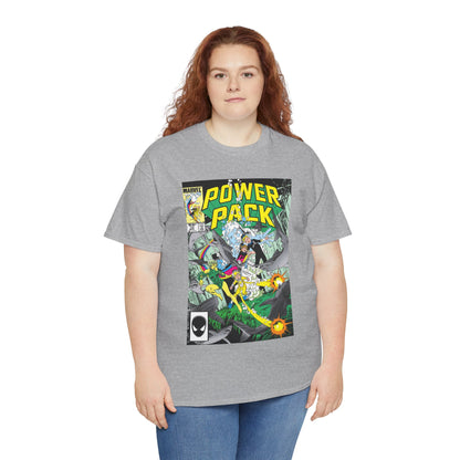 Power Pack #10 T-Shirt - With Marrina from Alpha Flight - Marvel Comics