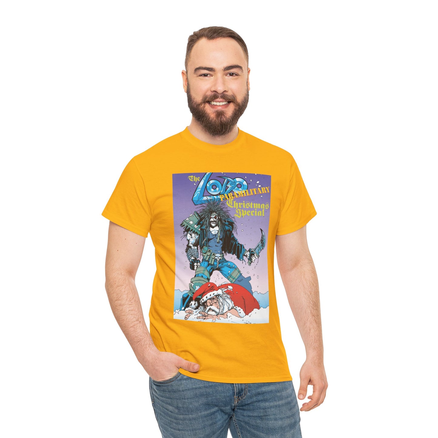 Lobo Paramilitary Christmas Special T-Shirt - Simon Bisley Art - DC Comics