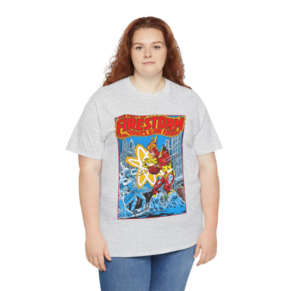 Fury of Firestorm T-Shirt - Pat Broderick Art - Vs Killer Frost - #3 Cover Art - DC Comics
