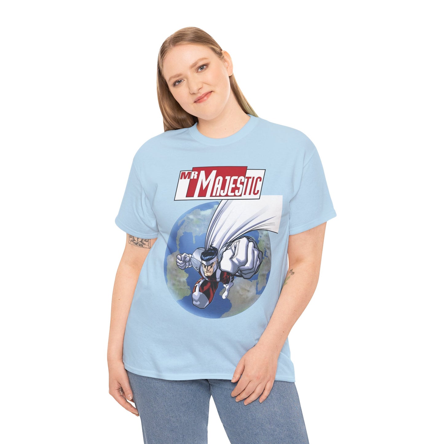 Mr. Majestic T-Shirt - Ed McGuiness Variant Cover Art - DC/Wildstorm Comics