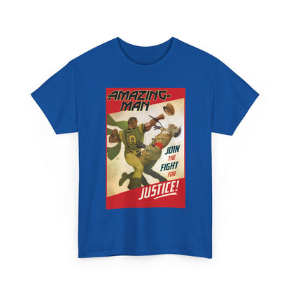 Amazing Man T-Shirt - All-Star Squadron - Join the Fight for Justice - DC Comics