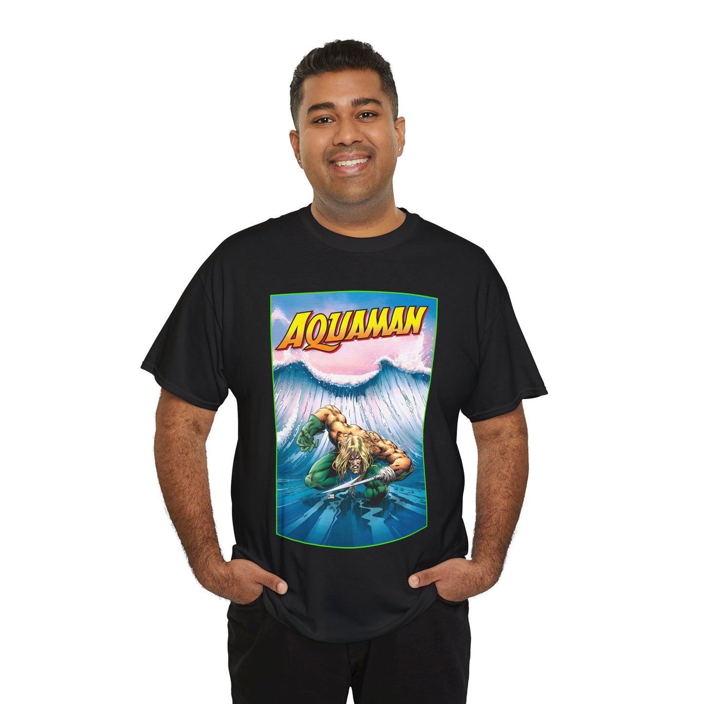 Aquaman T-Shirt - Justice League Member & Leader - Arthur Curry - Atlantis - DC Comics