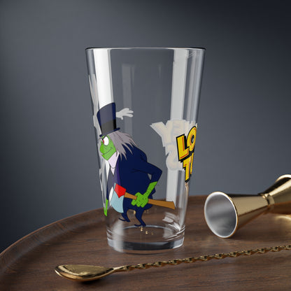Bugs Bunny Jekyll Hyde Pint Glass 16oz Looney Tunes Dr Jekyll Mr. Hyde Cartoon Glassware Halloween Barware Vintage Retro Nostalgia Fan Gift