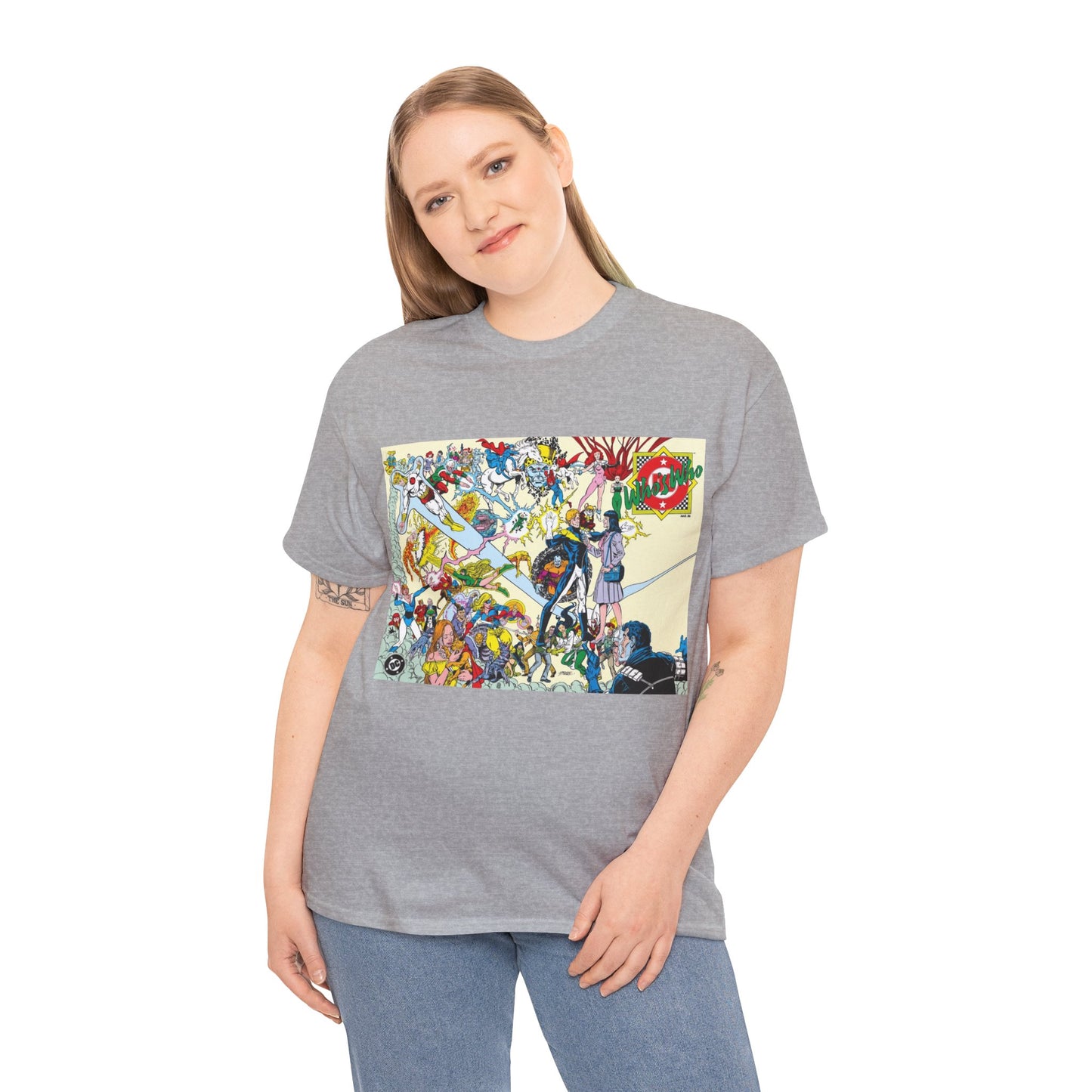 Who's Who in the DC Universe T-Shirt - George Perez Art - Lightning Lad, Lois Lane, Looker - DC Comics