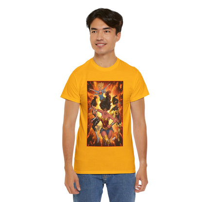 Wonder Woman & the Wonder Girls T-Shirt - David Nakayama Art - Donna Troy, Cassie Sandsmark, Yara Flor - #17 Variant Cover Art - DC Comics