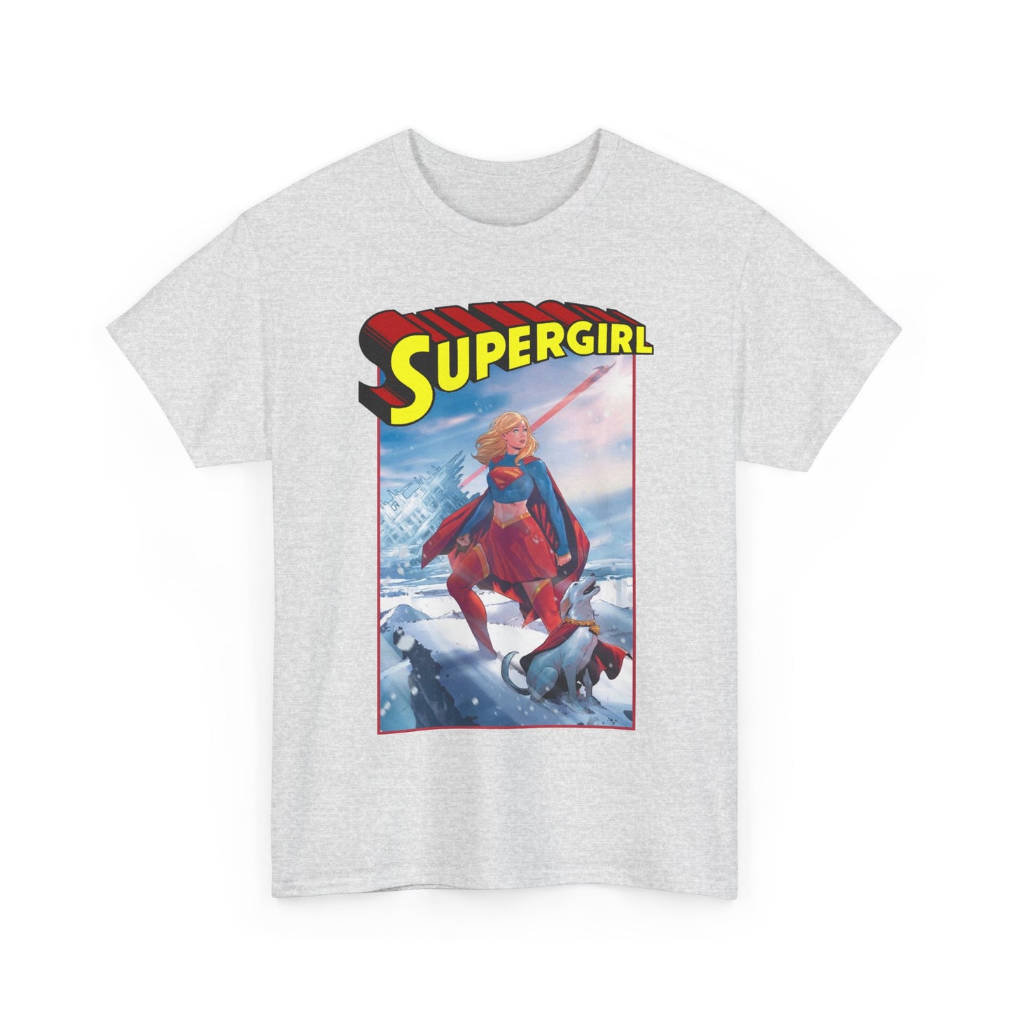 Supergirl & Krypto T-Shirt - Lucas Meyer Art - New 2026 Movie with Milly Alcock - DC Comics