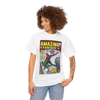 Amazing Fantasy #15 T-Shirt - Steve Ditko Art - 1st Appearance of Spider-Man - 2026 Movie - Marvel Comics