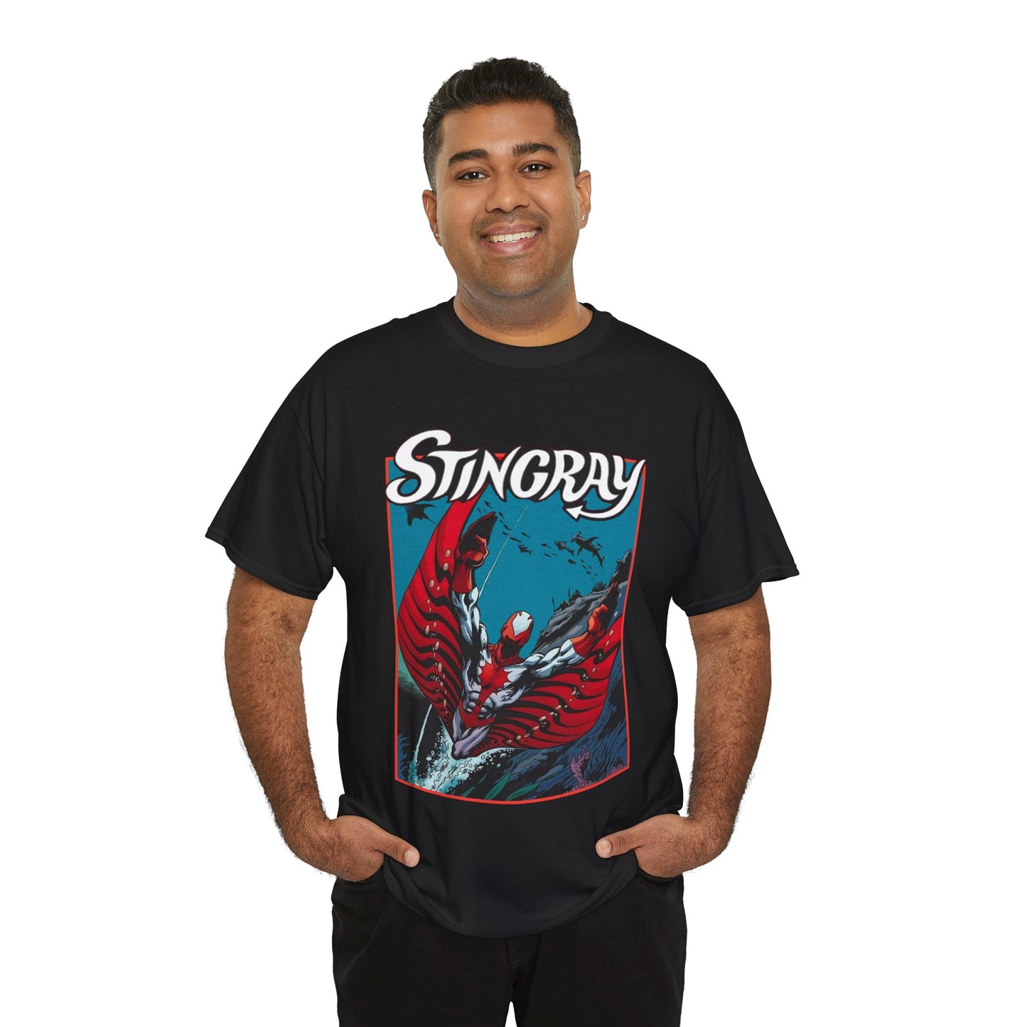 Stingray T-Shirt - Tales to Astonish First Appearance - Walter Newell - Avengers Member - Marvel Comics - Engineer, Oceanographer - Hydro-Base