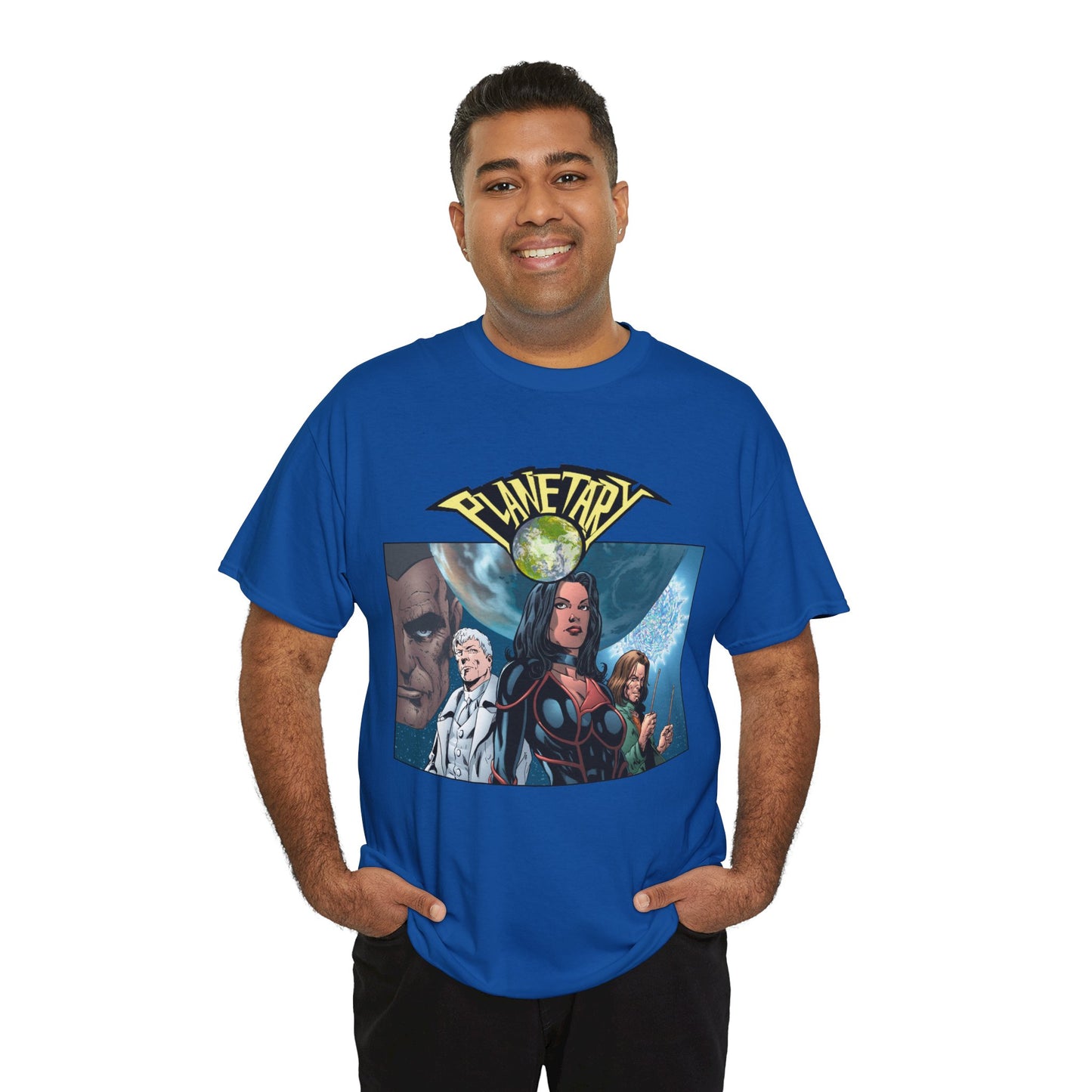 Planetary T-Shirt - Phil Jimenez Art - The Drummer, Jakita Wagner & Elijah Snow - DC Comics/Wildstorm - Ellis Story