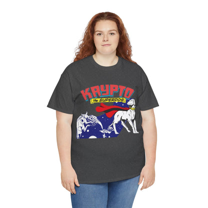 Krypto T-Shirt - James Gunn Superman Movie 2025 - Superman's Beloved Pet -Super Dog from Krypton - Stays at the Fortress of Solitude - DC Comics