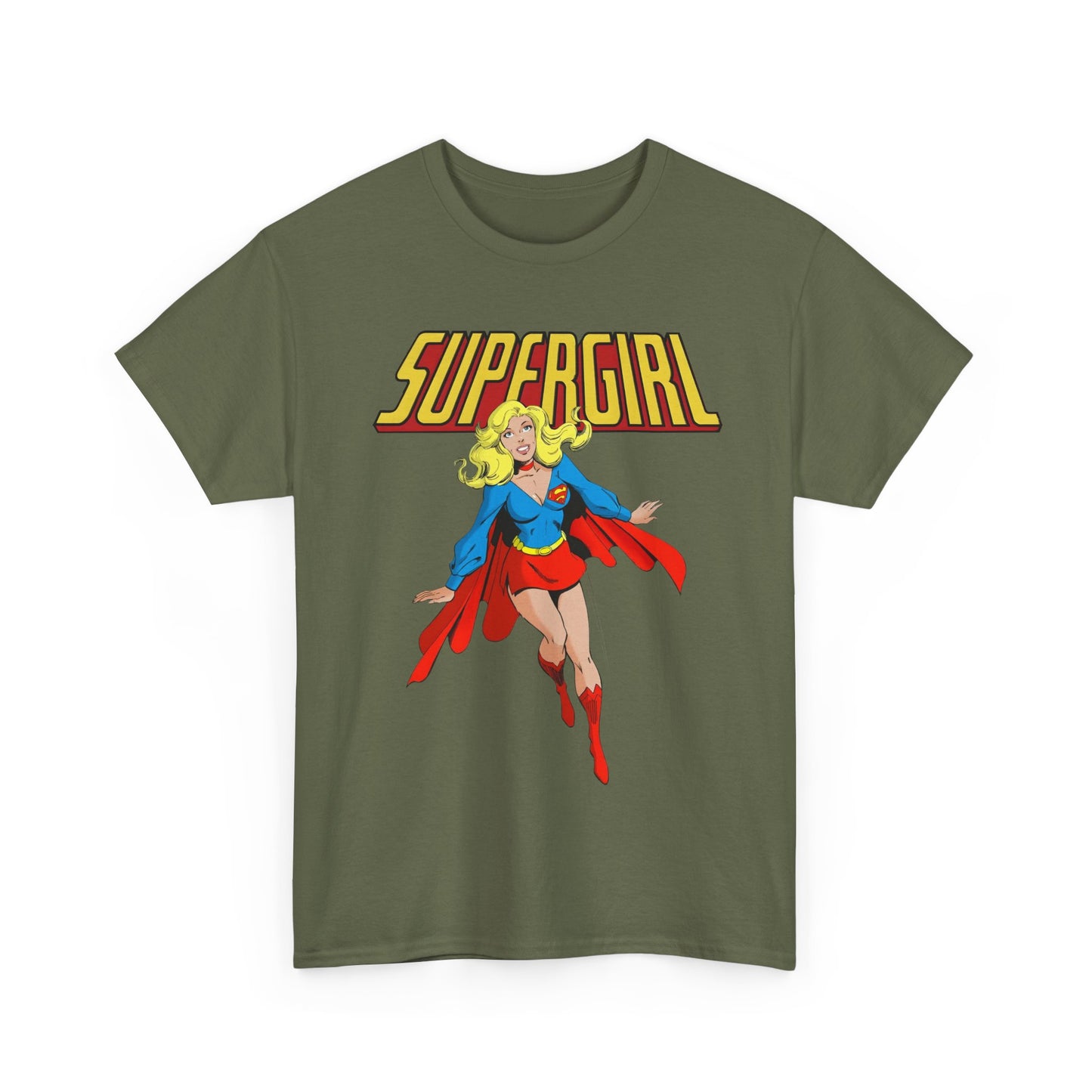 Supergirl T-Shirt - John Byrne Art - Kara, Maid of Might - 2026 Movie with Milly Alcock - DC Comics