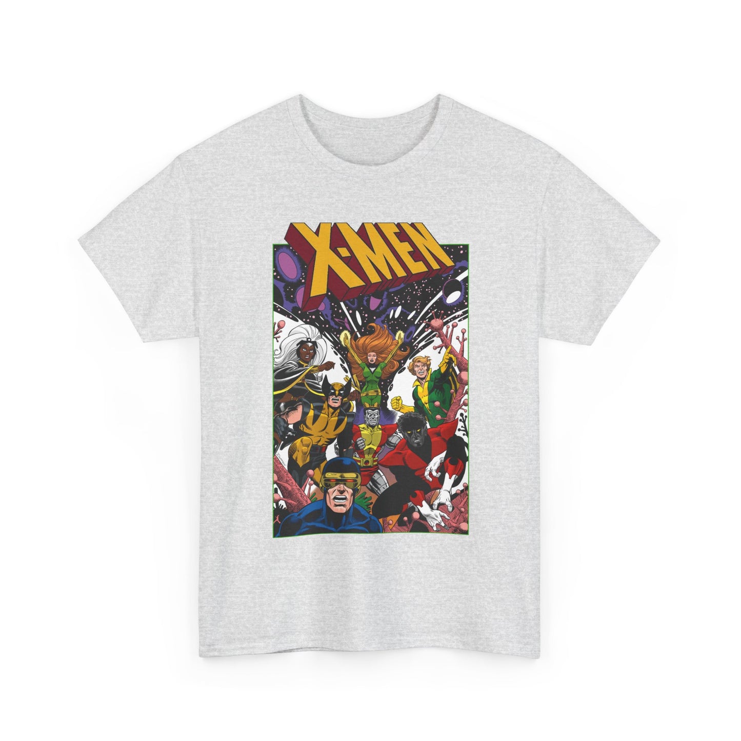 X-Men T-Shirt - Dave Cockrum Art - Phoenix, Cyclops, Storm, Wolverine, Banshee, Colossus, Nightcrawler - Marvel Comics