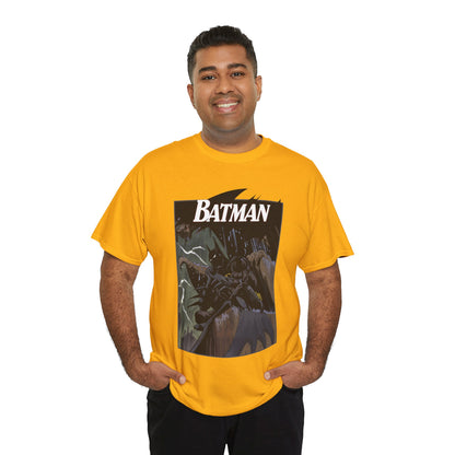 Batman T-Shirt - Norm Breyfogle Art - 1990s Dark Knight Detective - Gotham City - Perched on A Gargoyle - DC Comics
