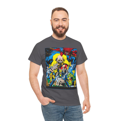 X-Factor T-Shirt - Joe Quesada Art - Havok, Polaris, Strong Guy, Jamie Madrox, Quicksilver - Mutant Team - Marvel Comics