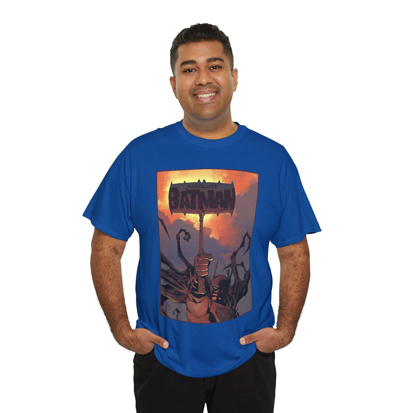 Absolute Batman T-Shirt - Giussepe Camuncoli Art - Raising the Hammer - Gotham Hero - DC Comics All-In