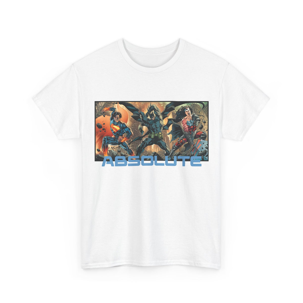 Absolute Trinity T-Shirt - Bryan Hitch Art - Batman, Superman, Wonder Woman - DC Comics