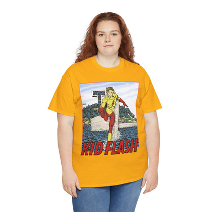 Kid Flash T-Shirt - George Perez Art - Wally West - New Teen Titans Member - Titans Tower - Future Flash - DC Comics