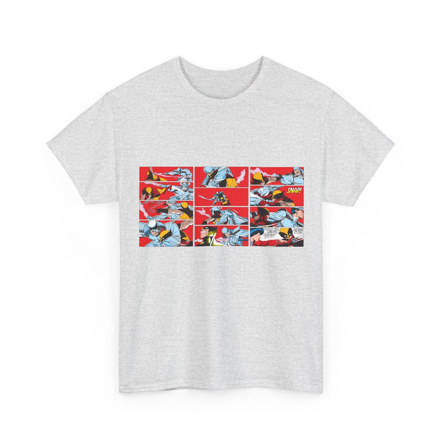 Wolverine Vs Silver Samurai Fight Pages 1-3 T-Shirt - Uncanny X-Men #173 - Marvel Comics